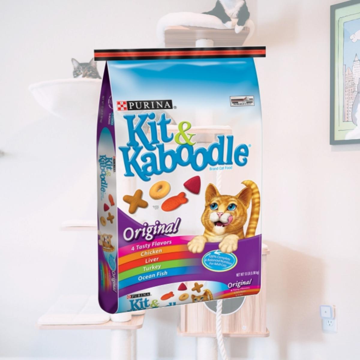 Picture of Nestle USA 178228 13 lbs Purina Kit & Kaboodle Cat Food
