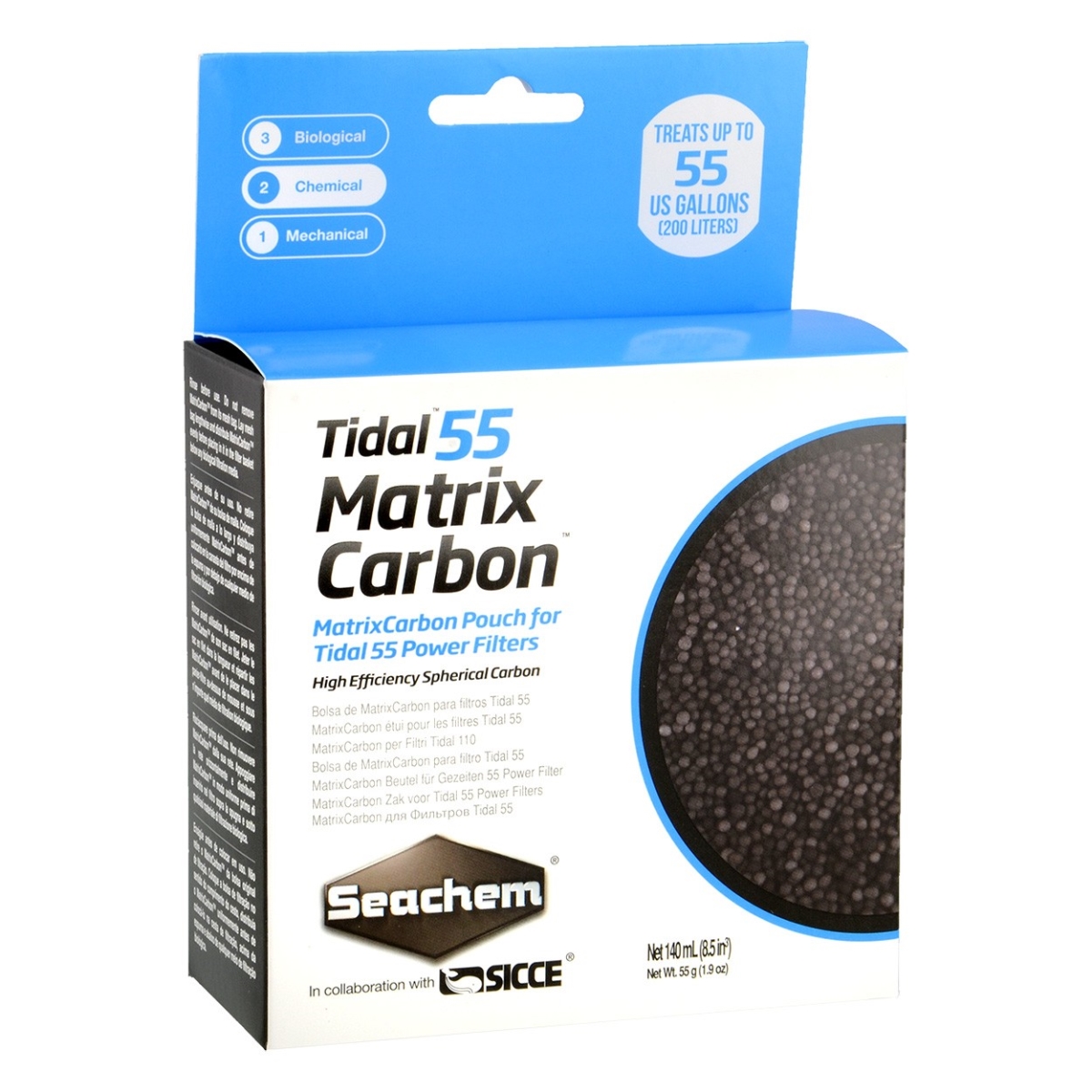 Picture of Seach 001537 140 ml Tidal 55 Matrix Carbon