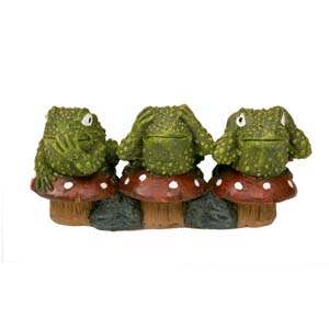 Picture of Blver 030307 See No Evil Toads Ornaments