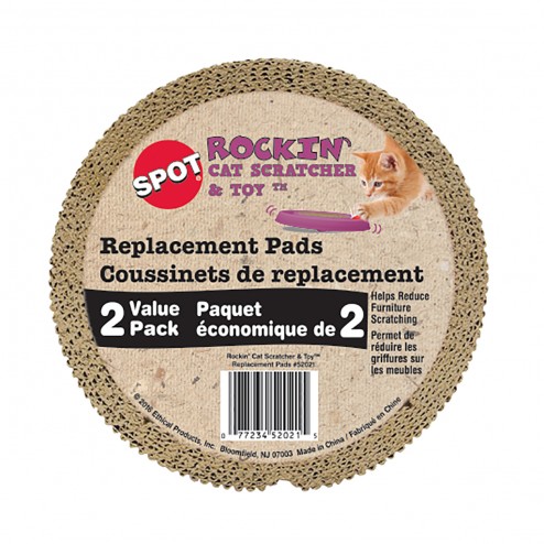 Picture of Ethic 077029 5.5 in. Rockin Cat Scratcher Insert Refill - Tan&#44; Pack of 2