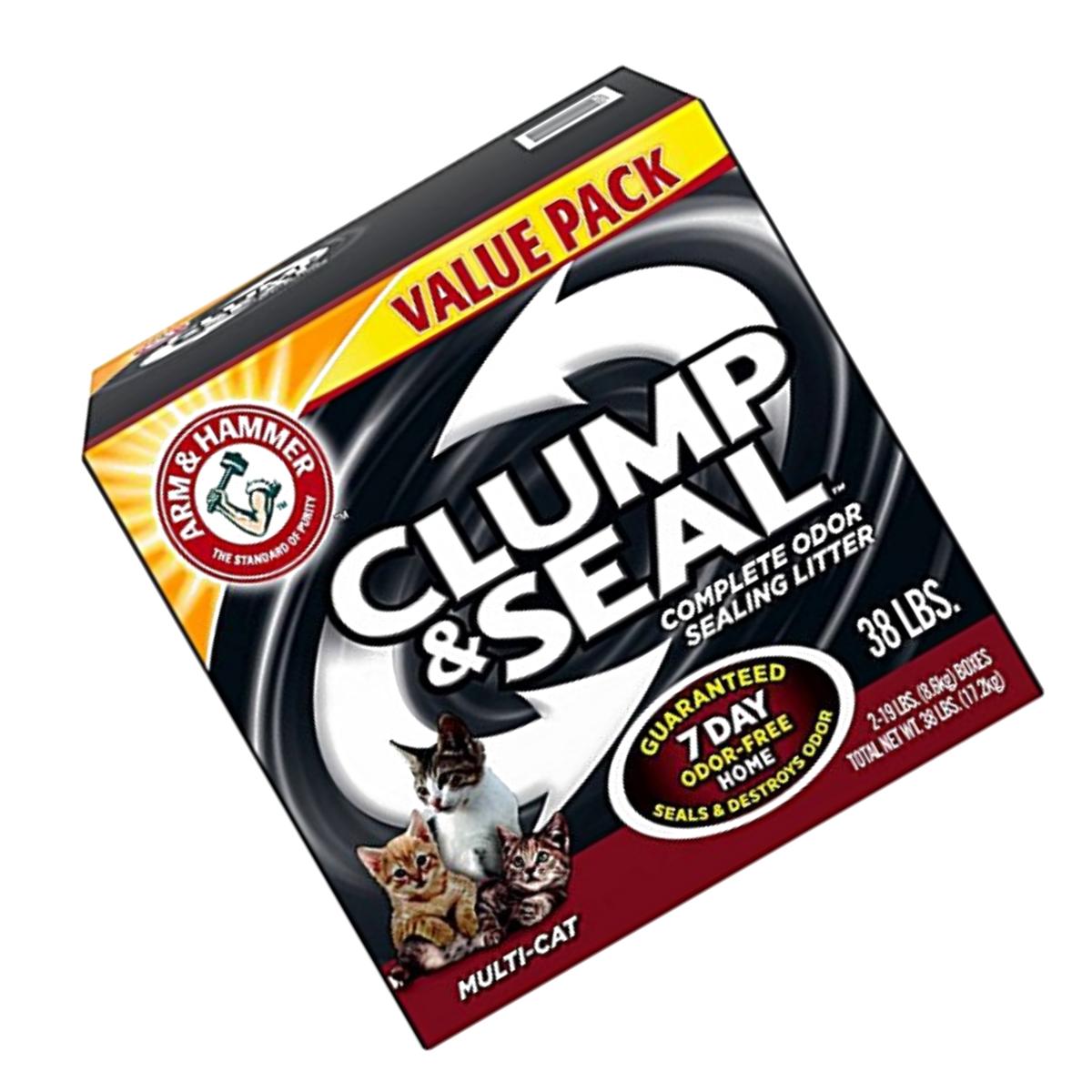 Picture of Church 718014 38 lbs Arm & Hammer Multi-Cat Clump & Seal Clumping Litter