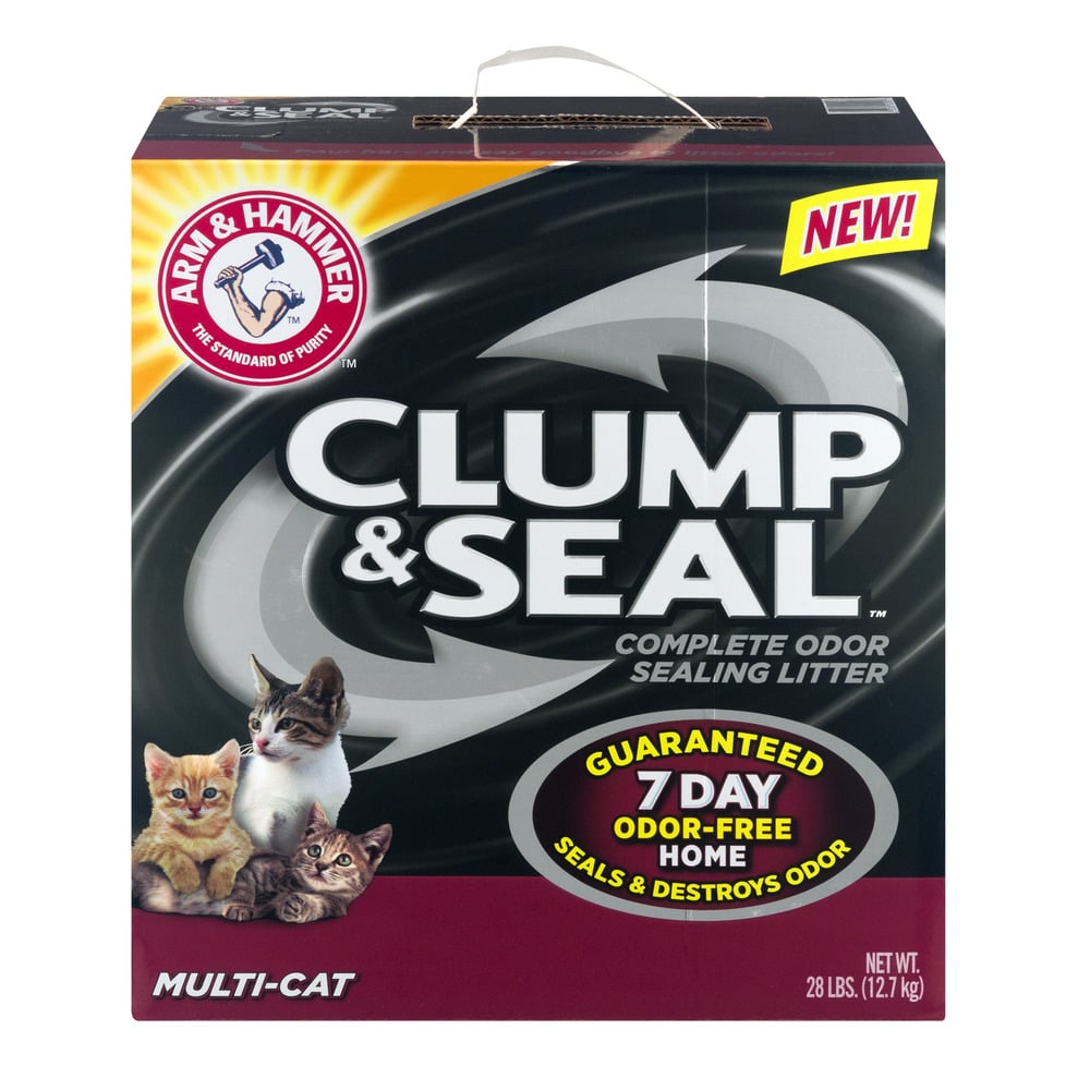 718416 14 lbs Arm & Hammer Multi-Cat Clump & Seal Complete Odor Sealing Litter