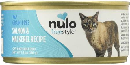Picture of Nulo 811040 5.5 oz Freestyle Grain Free&#44; Salmon & Markarel - Pack of 24