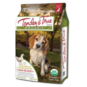 Picture of Tender 854004 11 lbs & True Organic Chicken & Liver - Dry Dog Food