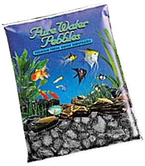Picture of Worldwide Imports 029545 5 lbs Purewater Pebble Gravel, Jet Black - 6 Piece