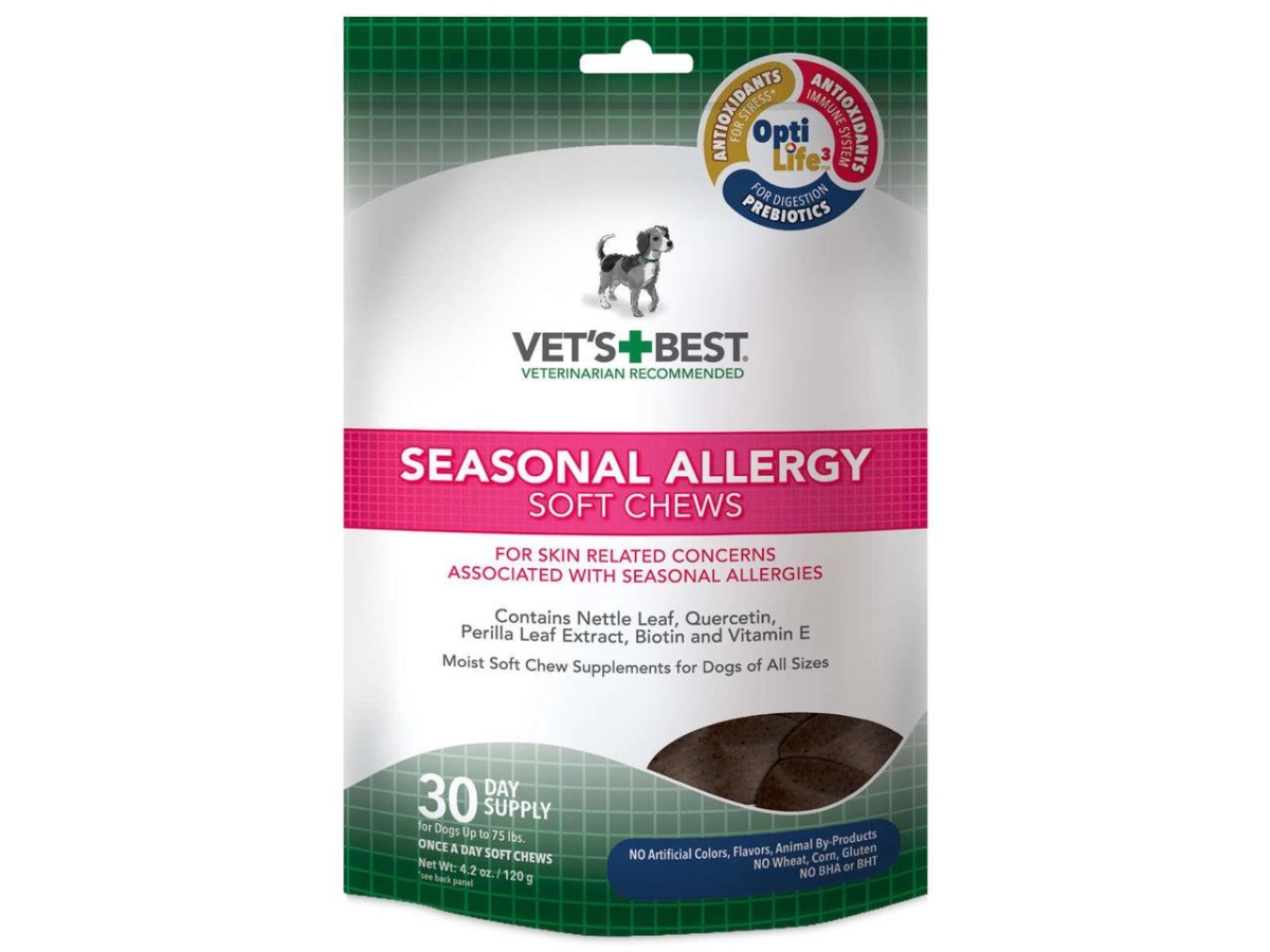 Picture of Vets Best 102263 4.2 oz vets Best Seasonal Allergy Dog Soft Chews