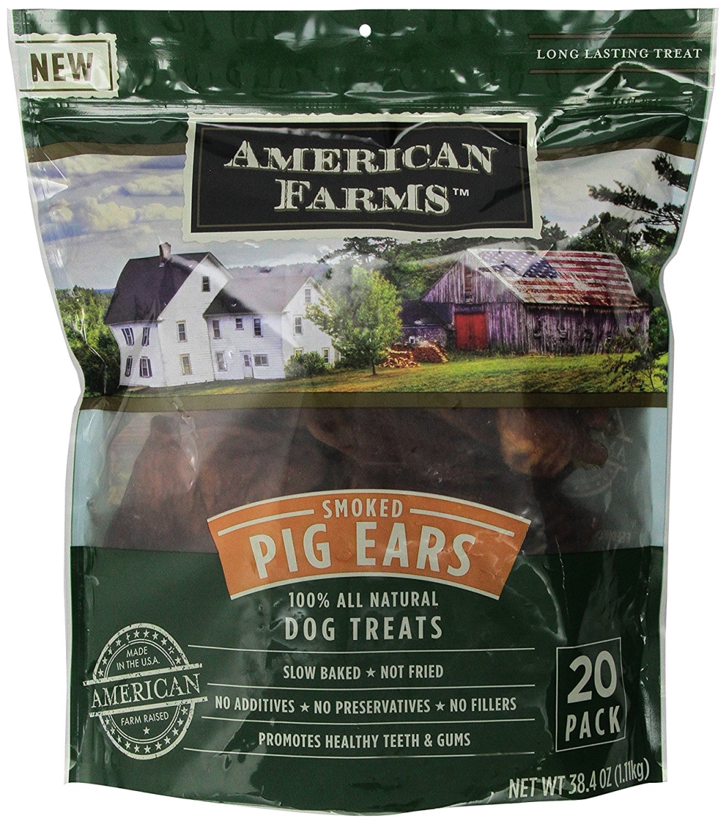Picture of American Farms 481019 38.4 oz American Farms Smoked Pig Ears Bag