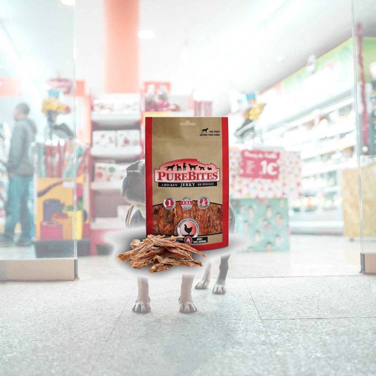 Picture of PureBites 789085 21.1 oz Pure Bites Chicken Jerky Dog Treatst