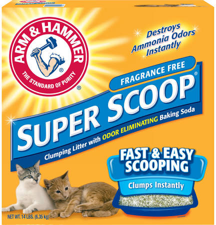Picture of Arm & Hammer 718413 4 lbs Superscoop Clumping Unscented Litter
