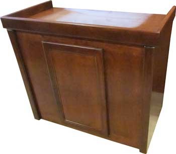 733532 36 x 18 in. RJ Birch Aquarium Cabinet - Cherry