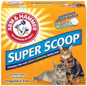 Picture of Arm & Hammer 718512 20 lbs Super Scoop Clamp Unscent - Pack of 2