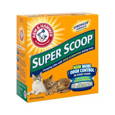 718403 3 oz Super Scoop Clumping Litter - 14 lbs