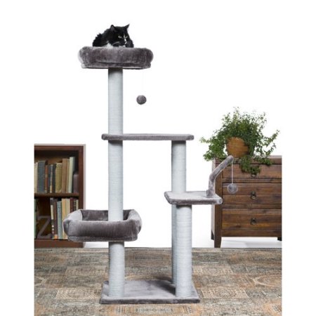 Picture of Prevue Hendryx 480380 Kitty Power Paws The Ritz Cat Tree