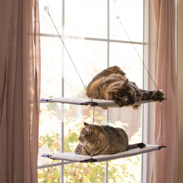 Picture of K and HMFG 551143 Window Double Lounger For Cats