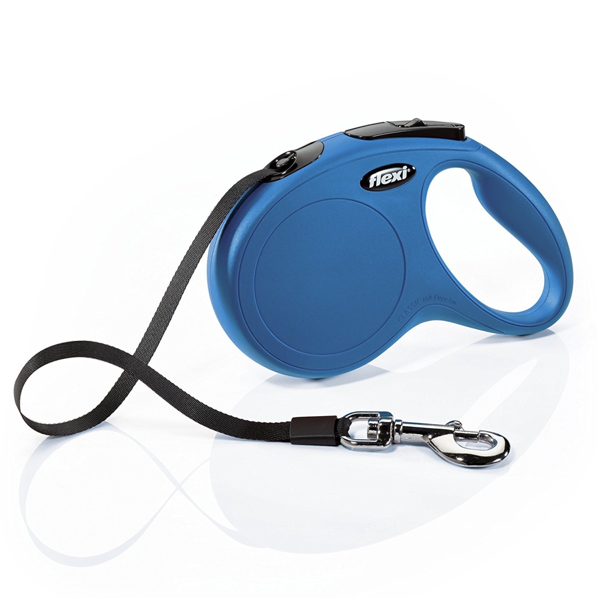 Picture of FLEXIN 403231 Classic Retractable Dog Leash in Blue&#44; 16 ft.