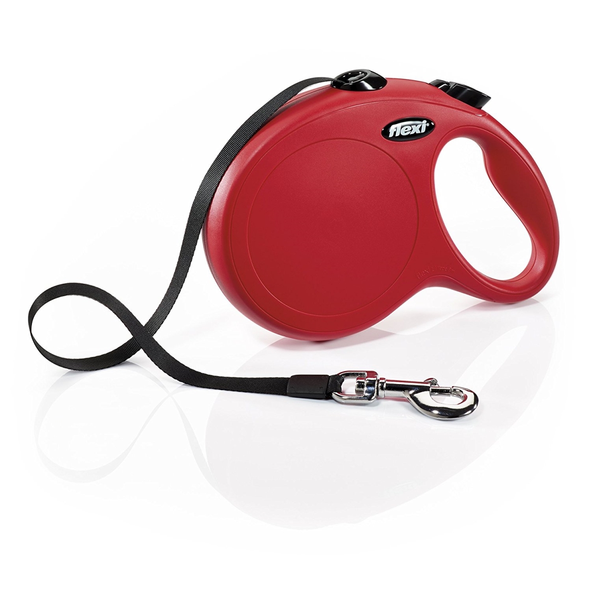 Picture of FLEXIN 403236 Classic Retractable Dog Leash in Red&#44; 26 ft.