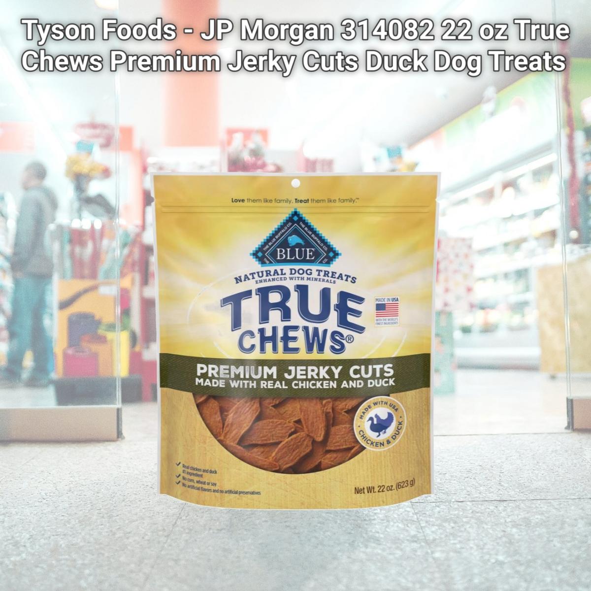 Picture of Tyson Foods - JP Morgan 314082 22 oz True Chews Premium Jerky Cuts Duck Dog Treats