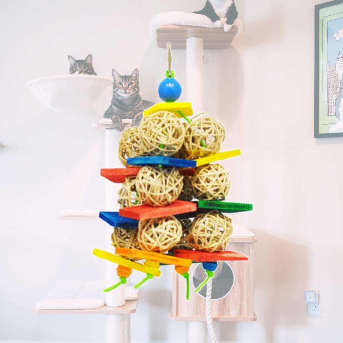 Picture of A&E Cage 644022 USA Wicker Cluster Toys - Medium