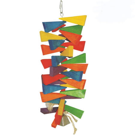 Picture of A&E Cage 644067 WD Wedges with Bell Bird Toy - Large