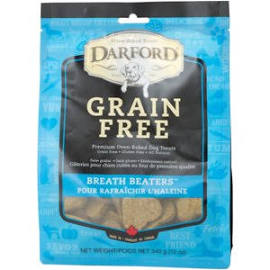 Picture of Darford Holding 648125 12 oz Grain Free Breath Beaters Dog Treats - Case of 6