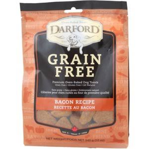 Picture of Darford Holding 648128 12 oz Grain Free Bacon Flavor Dog Treats - Case of 6