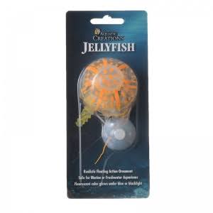 Picture of Sporn Pet Products 795105 Aquatic Creations Jellyfish Aquarium Ornament&#44; Orange