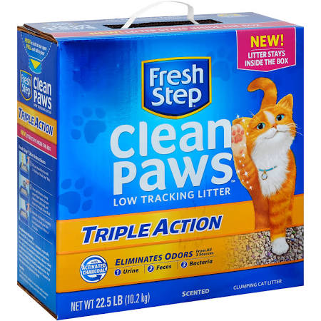Picture of Everclean 261001 Clumping Fresh Step Clean Paws Cat Litter