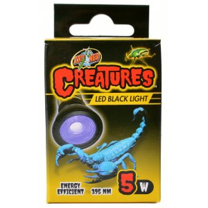 Picture of Zoo Med Laboratories 976938 5W Creatures LED Black Light Lamp