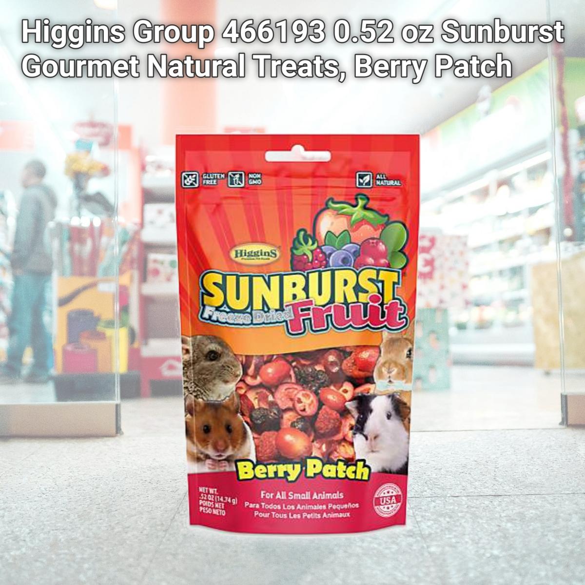 Picture of Higgins Group 466193 0.52 oz Sunburst Gourmet Natural Treats, Berry Patch