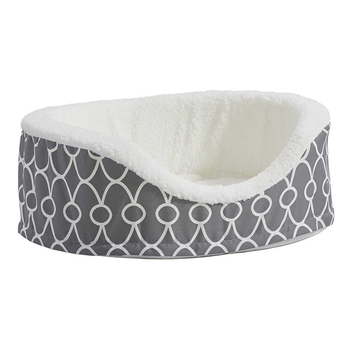 Picture of Midwest 277061 Orthopedic Nesting Cuddle Pet Bed with non-Stick Fabric Protector, Gray