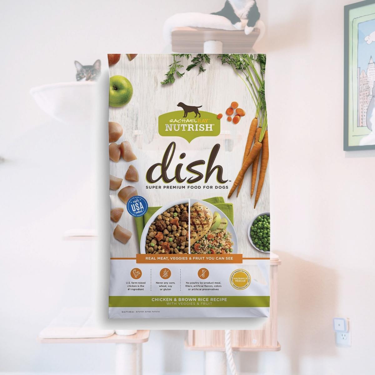 Picture of Ainsworth Pet Nutrition 790022 3.75 lbs Rachael Ray Nutrish Dish Super Premium Dog Food - Chicken & Brown Rice