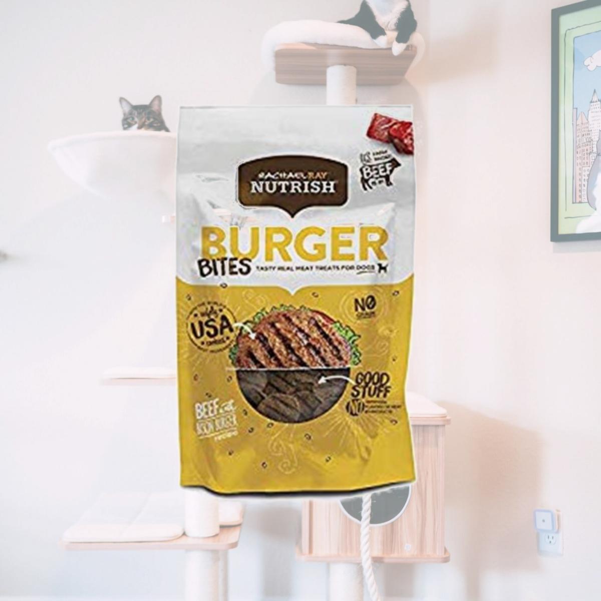 Picture of Ainsworth Pet Nutrition 790042 12 oz Rachael Ray Nutrish Burger Bites Dog Treats, Beef with Bison Burger