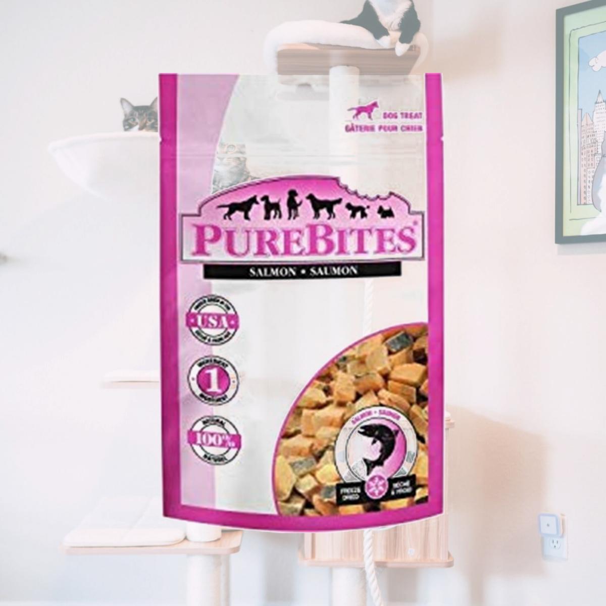Picture of Pure Treats 789102 2.4 oz PureBites Salmon Freeze Dried Dog Treats