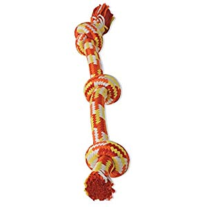 Picture of Mammoth Pet Products 467062 25 in. Mammoth Pet Toy, Braids 3 Knot Rope Tug - Large