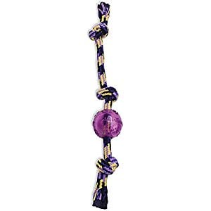 20 in. Mammoth Pet Toy, Braid Tug with Ball - Large