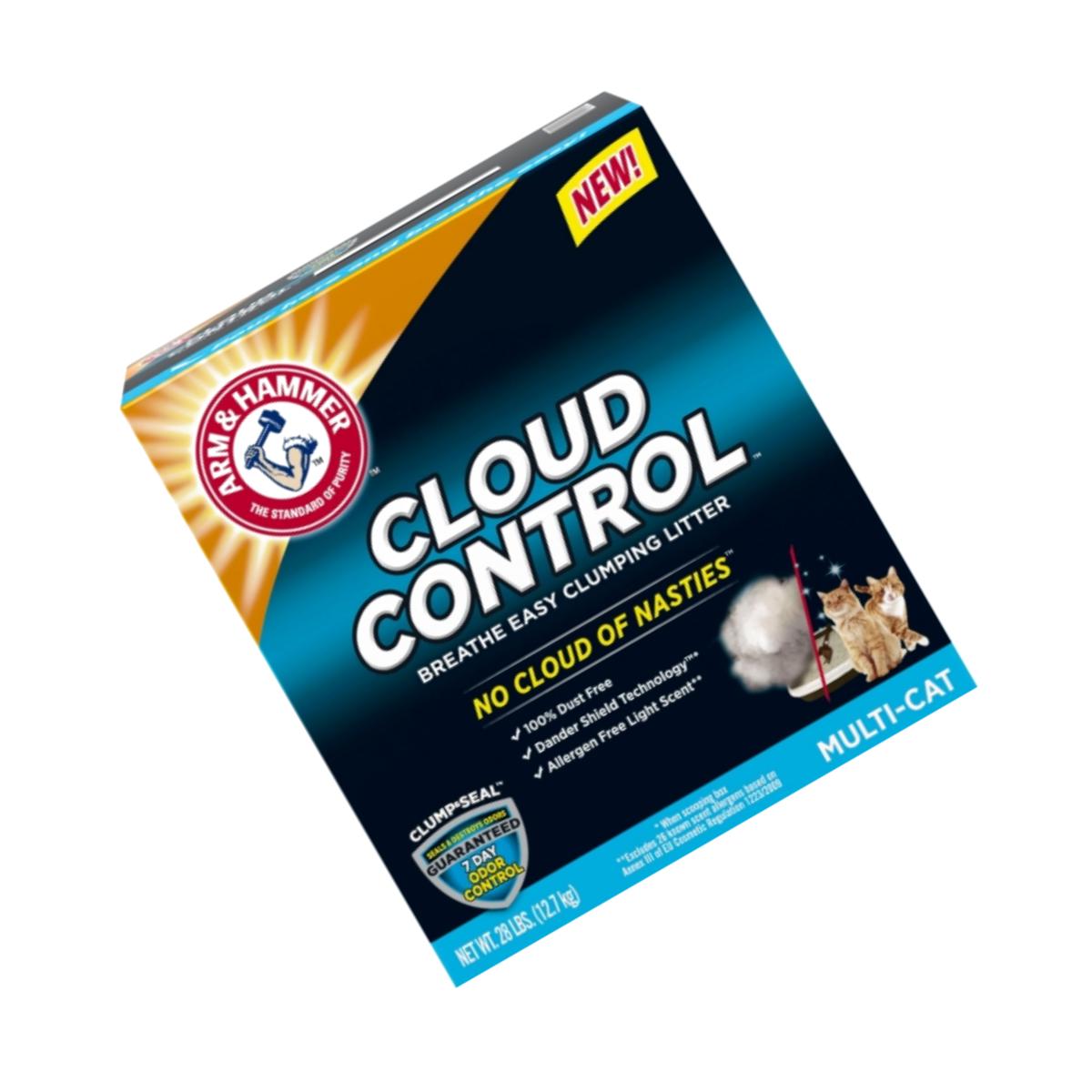 Picture of Church & Dwight 718025 28 lbs Arm & Hammer Clump & Seal Cloud Control Multi-Cat Litter
