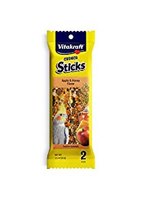 Picture of Vitakraft Sun Seed 512026 3.5 oz Tiel Crush Sticks Treat - Apple & Honey