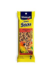 Picture of Vitakraft Sun Seed 512028 3.5 oz Conure Crush Sticks Treat - Apricot & Cherry