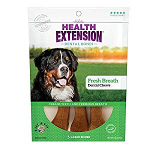 Picture of Health Extension Pet Care 587229 Fresh Birth Dental Bones Chews&#44; Large - Pack of 3