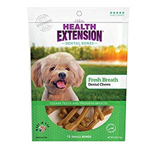 Picture of Health Extension Pet Care 587237 Fresh Breath Dental Bones Chews - Small&#44; Pack of 14