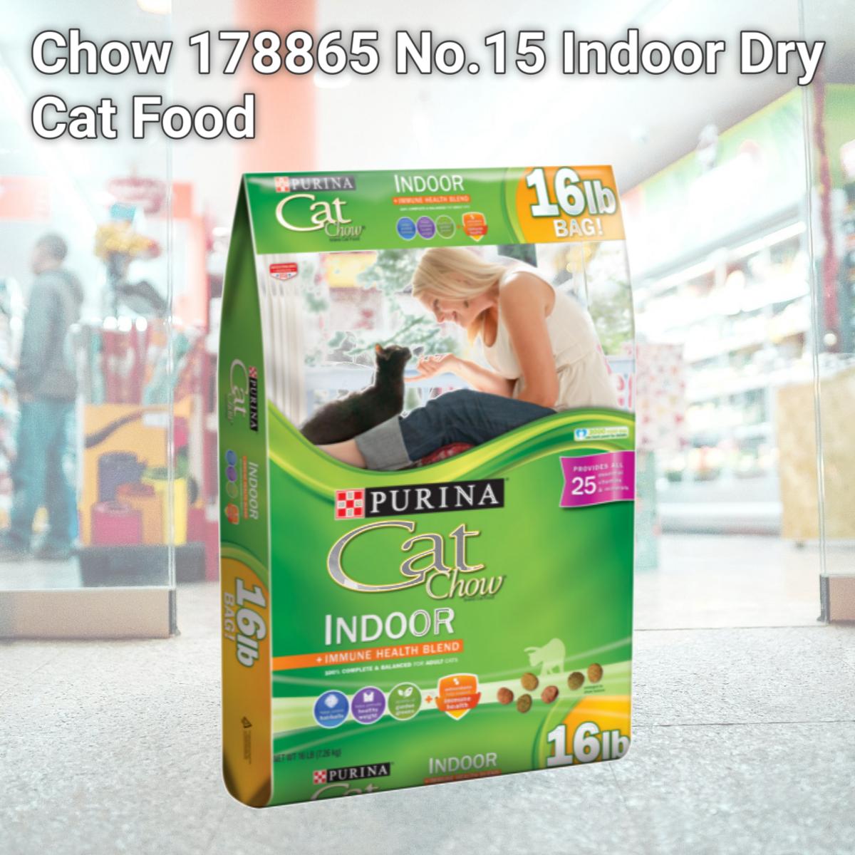 Picture of Chow 178865 No.15 Indoor Dry Cat Food
