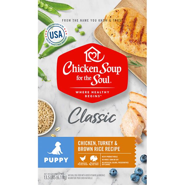 Picture of Chicken Soup 418416 No.13.5 Chicken Turkey & Brown Rice Recipe Adult Puppy Food