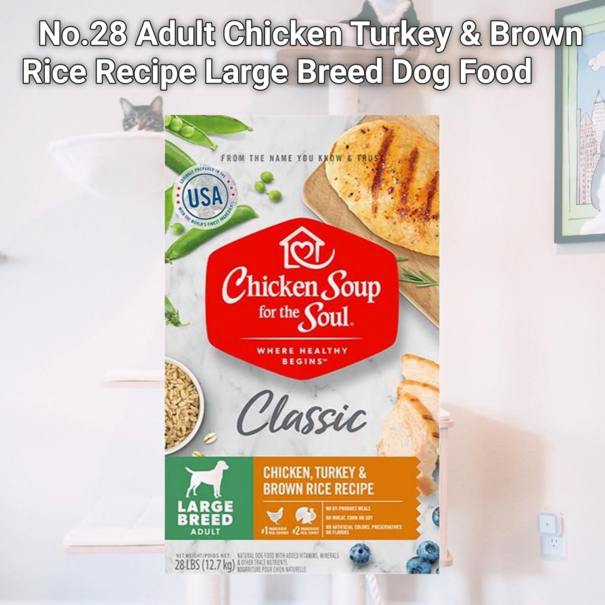 Picture of Chicken Soup 418424 No.28 Adult Chicken Turkey & Brown Rice Recipe Large Breed Dog Food