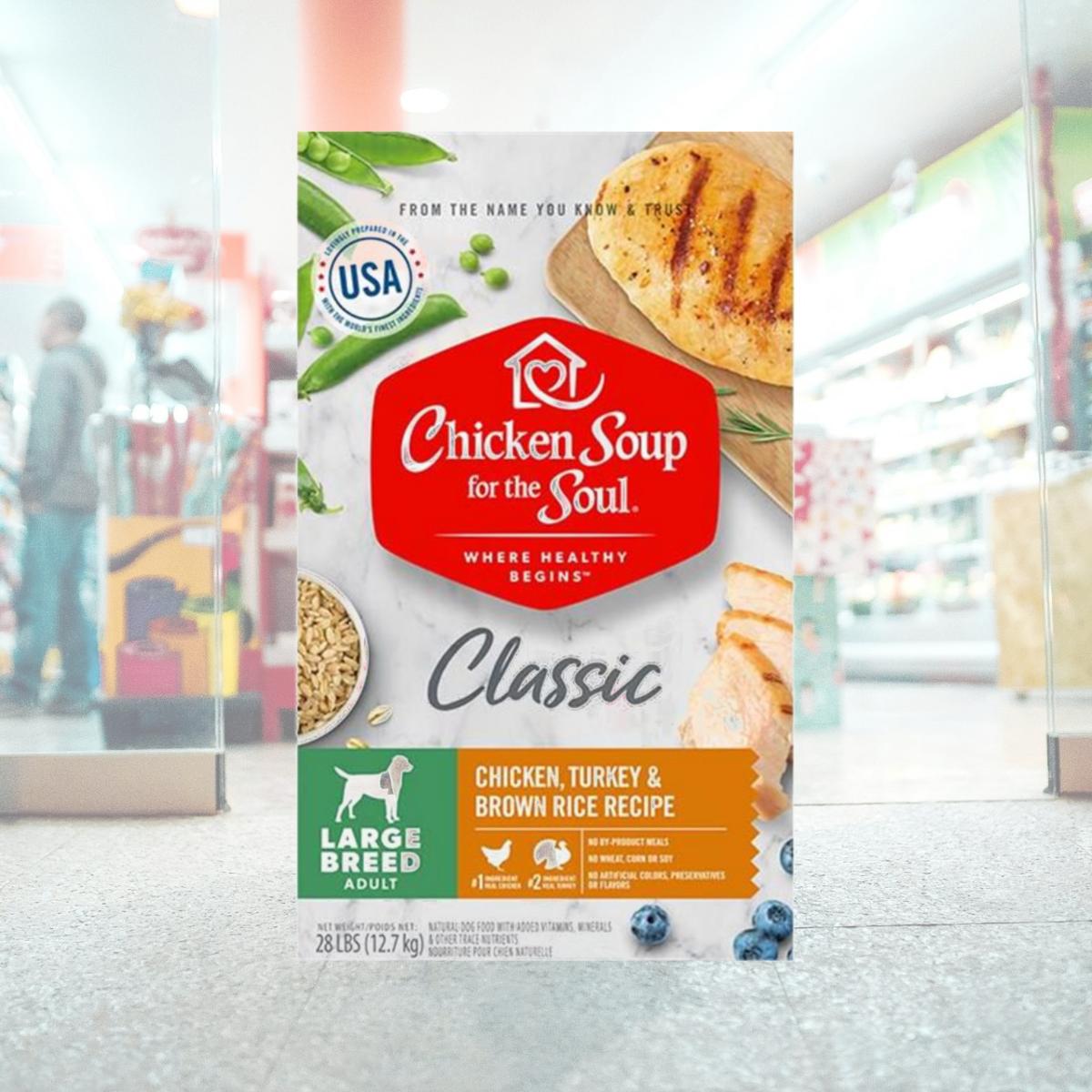 Picture of Chicken Soup 418424 No.28 Adult Chicken Turkey & Brown Rice Recipe Large Breed Dog Food