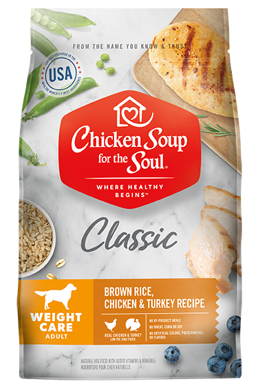 Picture of Chicken Soup 418428 No.4.5 Weight Care Brown Rice Chicken & Turkey Recipe Dog Food
