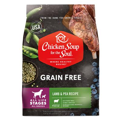 Picture of Chicken Soup 418546 No.10 Grain Free LID Lamb & Pea Recipe Dog Food