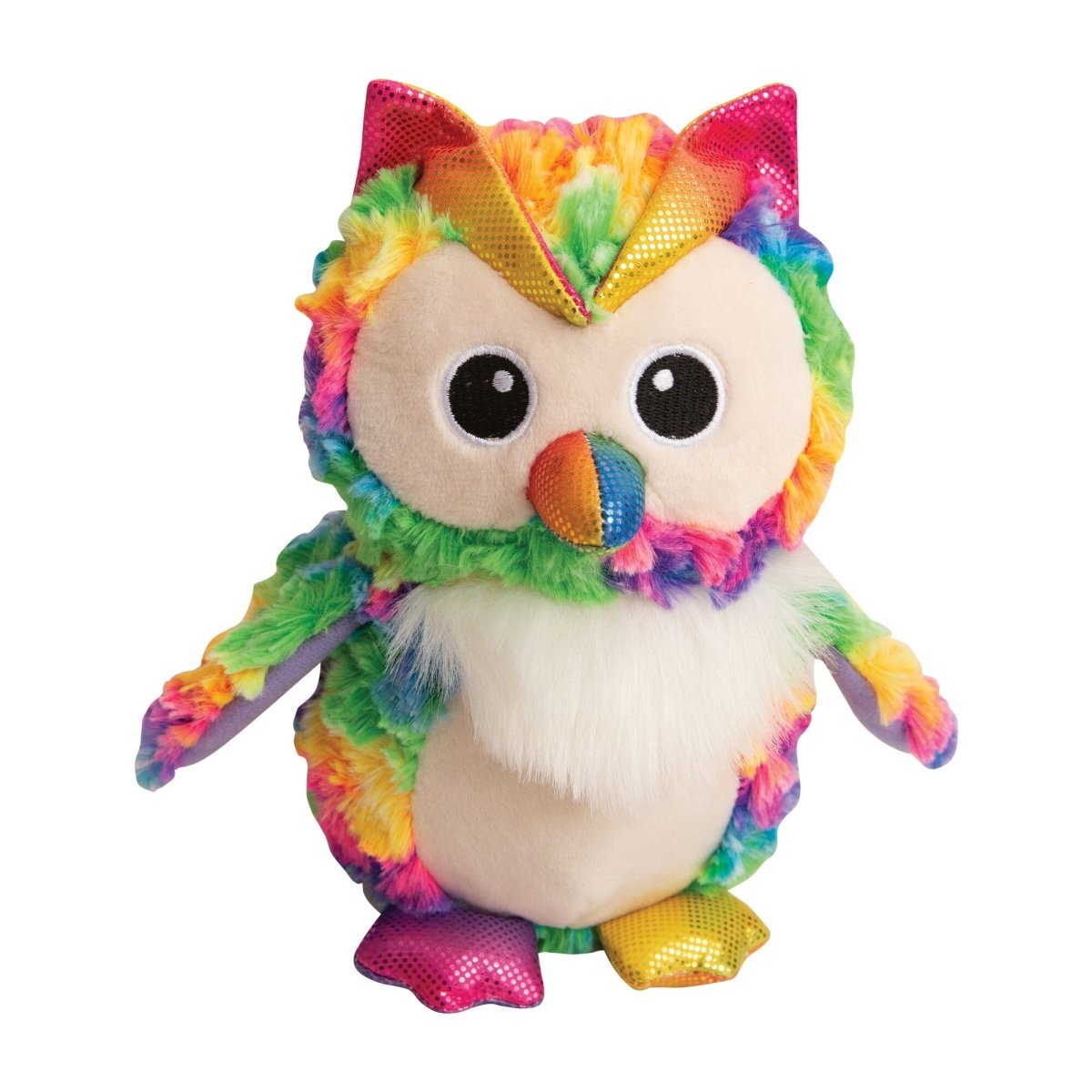 Picture of Snugarooz 712022 8 in. Hootie the Owl Rainbow Dog Toys