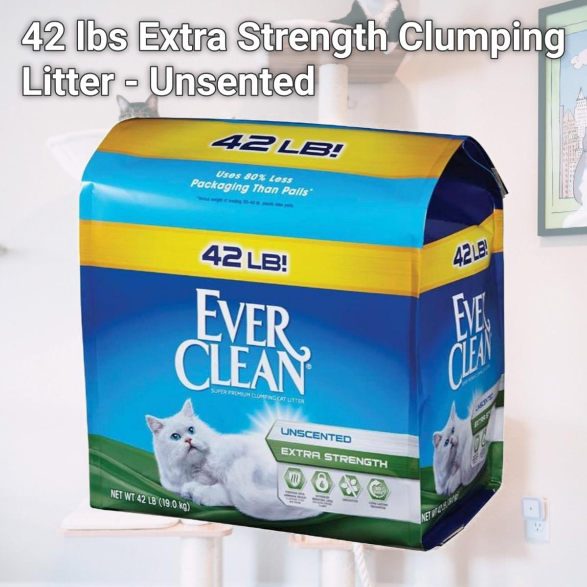 Picture of Ever Clean 261009 42 lbs Extra Strength Clumping Litter - Unsented