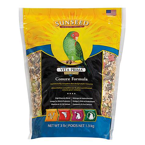 3 lbs Prima Conure Food - Case of 6