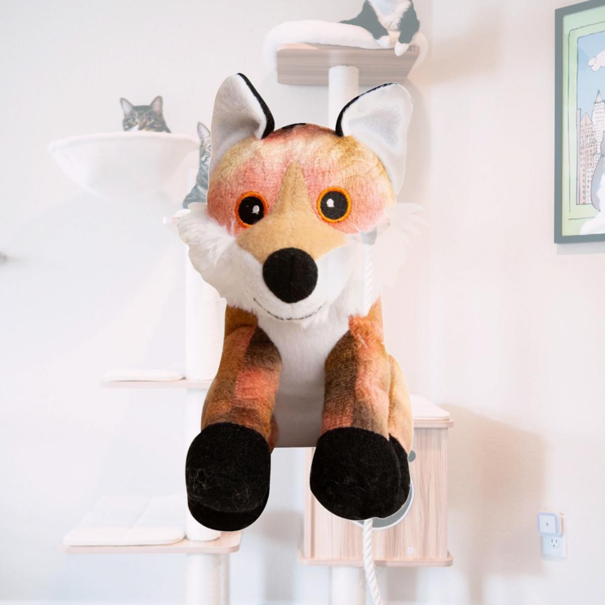 Picture of SnugArooz 712037 6 in. Fitz Fox Dog Toy, Brown